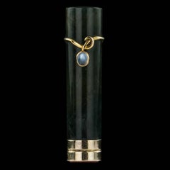 Antique Edwardian 18 Karat Gold and Hardstone Seal, Collingwood & Co, circa 1900