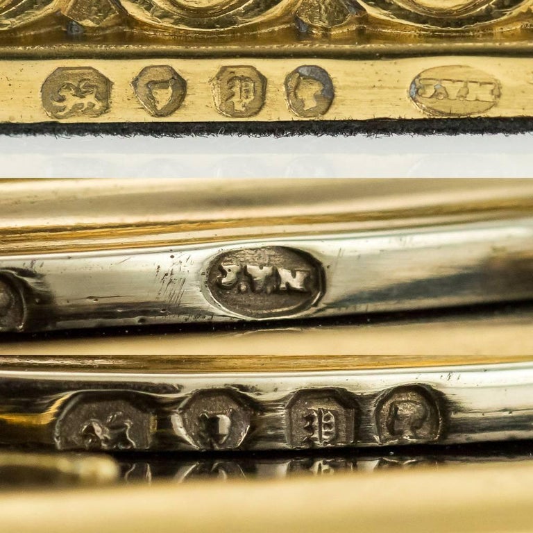 Antique 19th Century Victorian JeanValentin Morel Solid SilverGilt