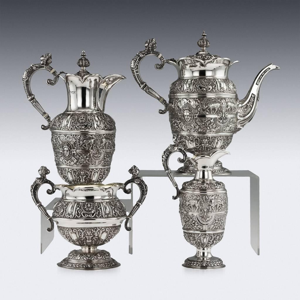 solid silver tea set