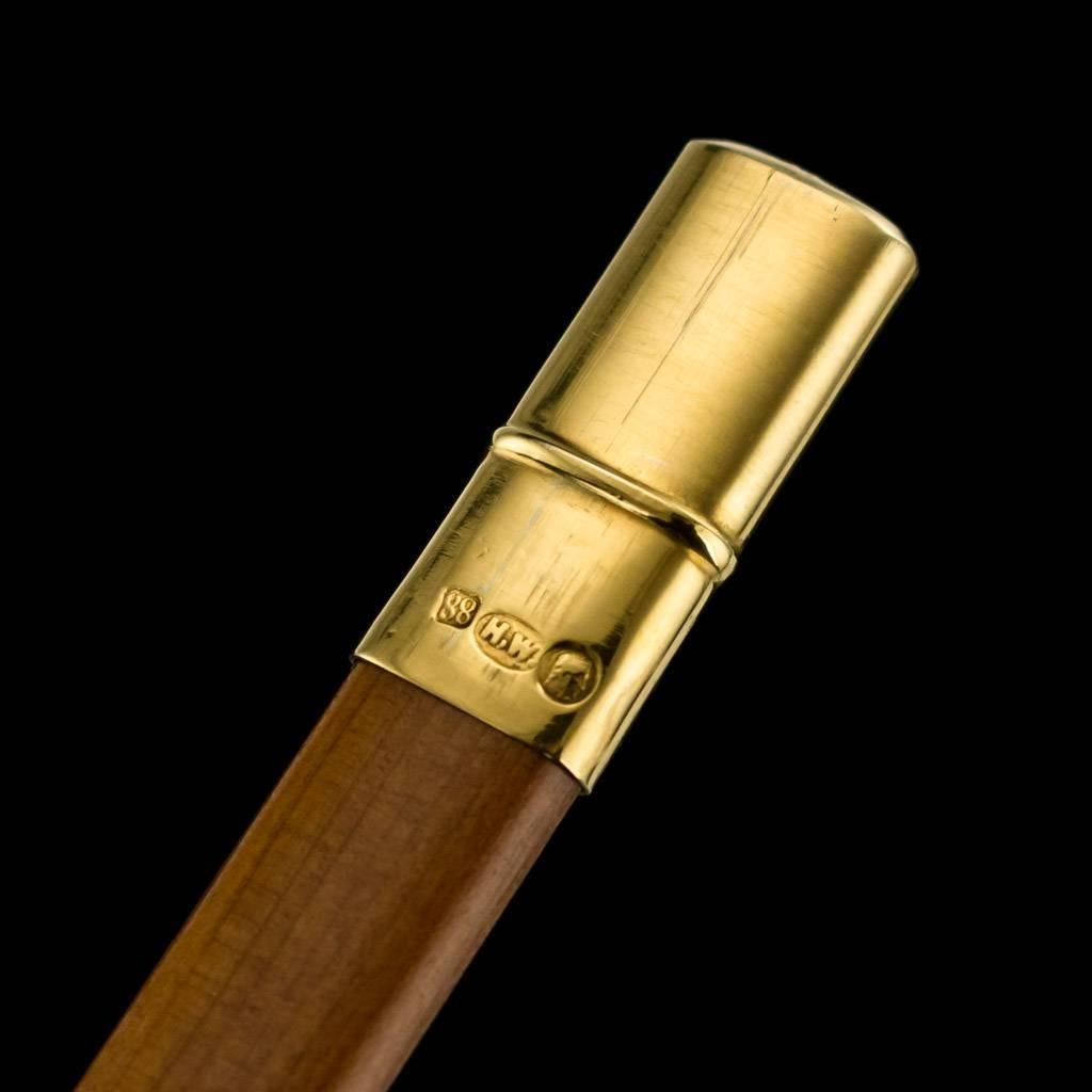 20th Century Russian Faberge Silver-Gilt Enamel Pencil, Henrik Wigstrom 2