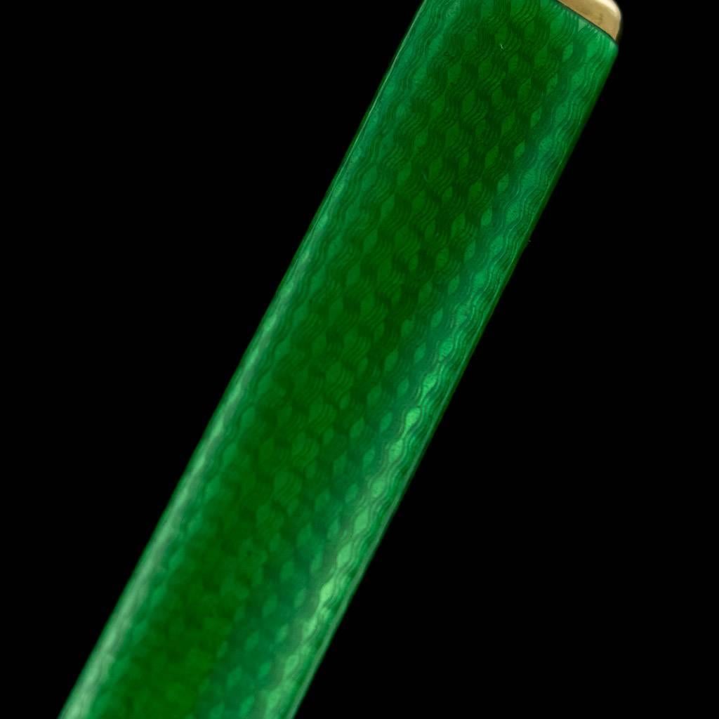 faberge silver and enamel pencil.