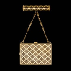 Antique French Gold & Enamel Vanity Case, Van Cleef & Arpels, circa 1930