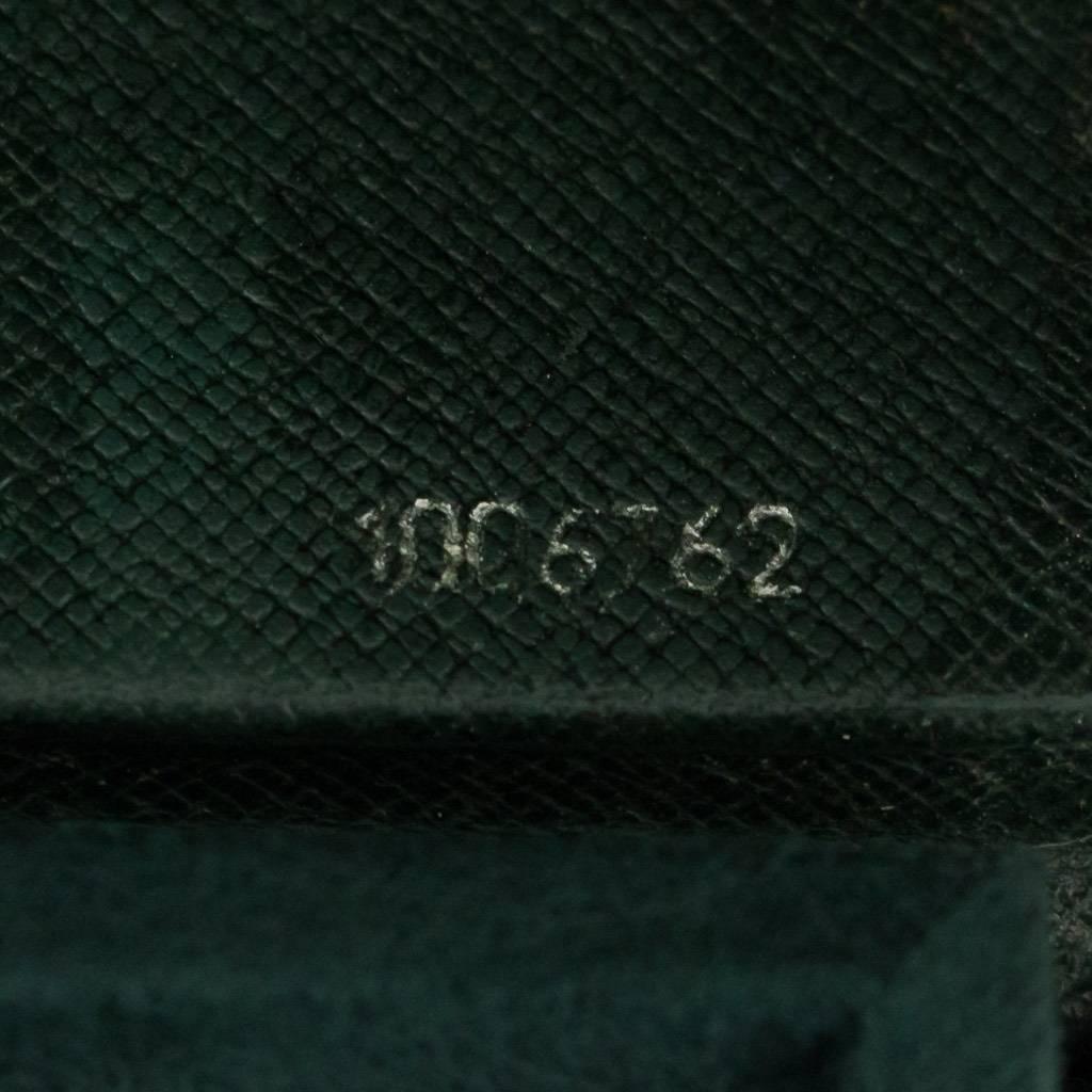 Genuine Louis Vuitton Green EPI Leather Watch Collector Case, circa 1980 4