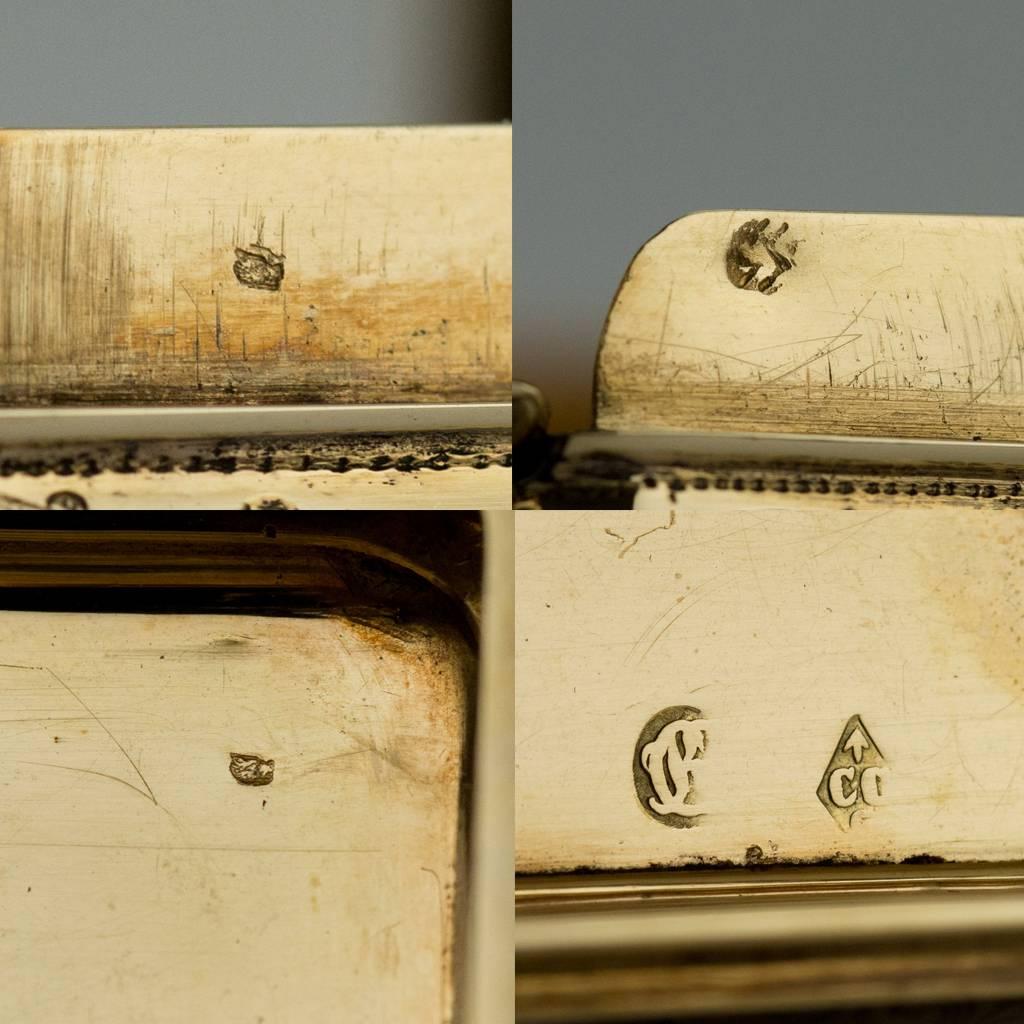 German 14-Karat Solid Gold Rembrandt Snuff Box, Charles Collins, circa 1840 6