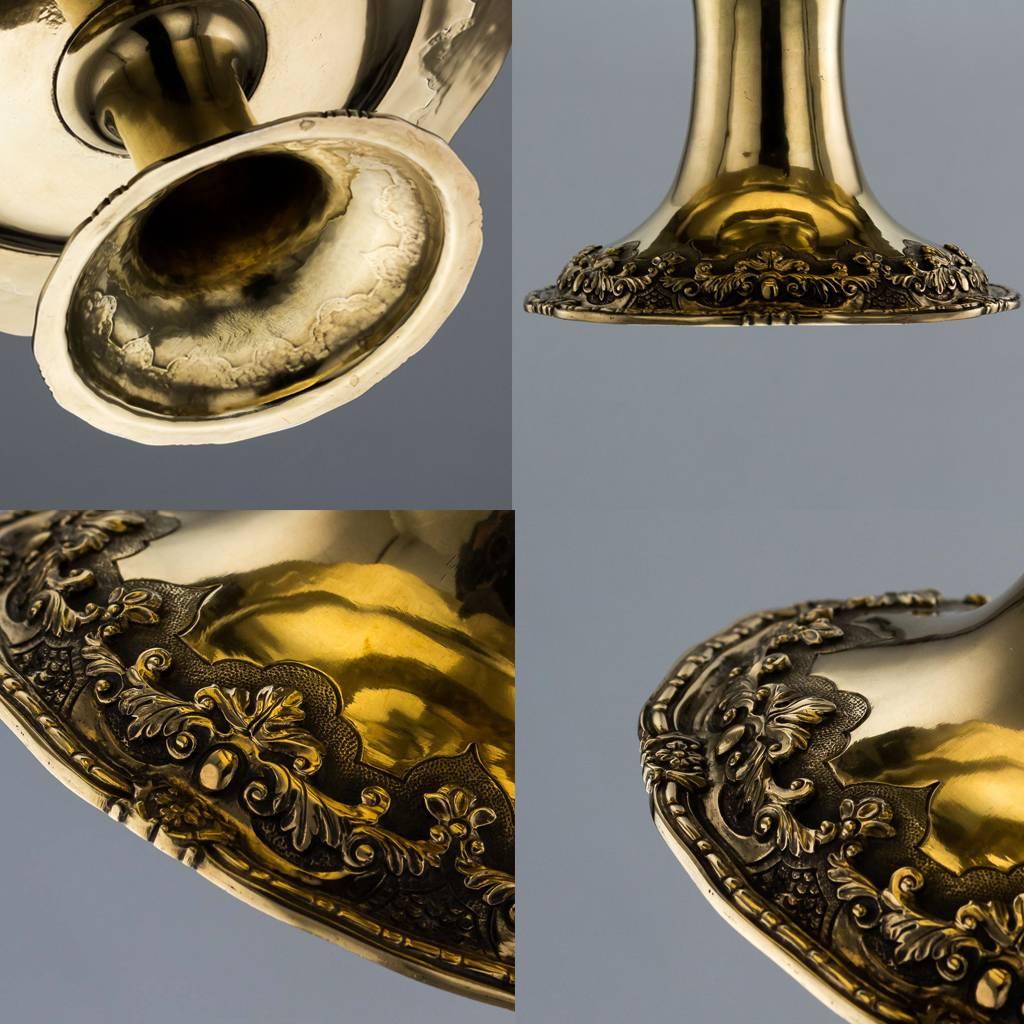 Antique 19th Century Georgian Silver Gilt Tazzas, Edward Farrell, circa 1822 (19. Jahrhundert)