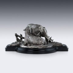 Antique 19th Century, French Solid Silver Centerpiece, Froment-Meurice, Paris