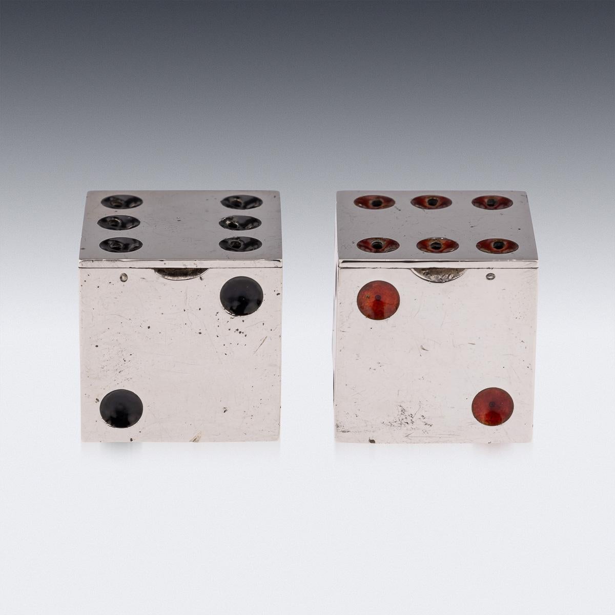XX secolo Antico dado scozzese in argento e smalto del 20° secolo, Hamilton & Inches c.1911 in vendita