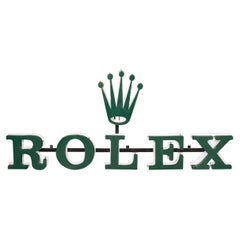 Vintage 20th Century Monumental Swiss Rolex Store Sign c.1980