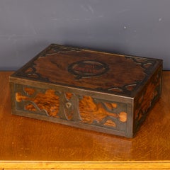 Antique 19th Century Burr Walnut Mozarts "Don Giovanni" Manuscript Box