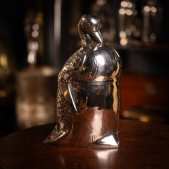 Vintage 20th Century Italian Silver Plated Novelty "Bird" Ice Bucket c.1960