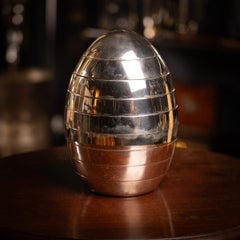 Set vintage italiano del XX secolo composto da nove ciotole impilabili "Egg" di Tommaso Barbi, 1970 circa
