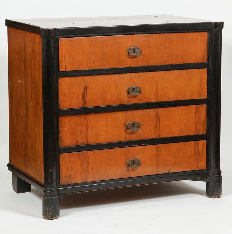 19th Century Biedermeier Chest of Drawers For Sale 1