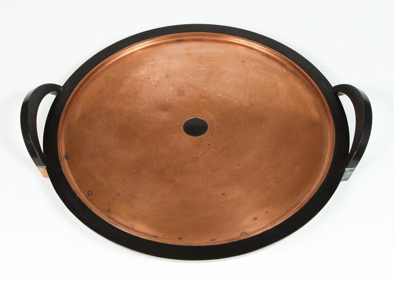 Modern Style Copper Tray with Handles