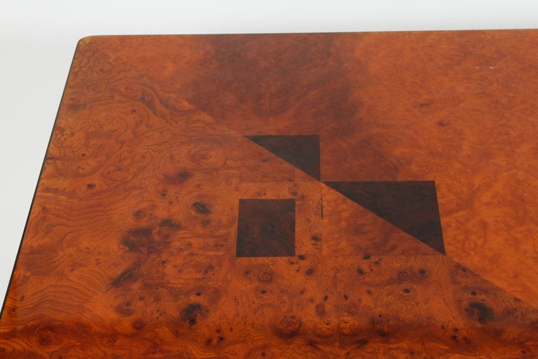 Inlay Mod Coffee Table with inlay detail For Sale