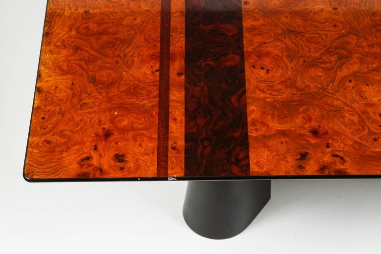 Late 20th Century Mod Coffee Table with inlay detail For Sale