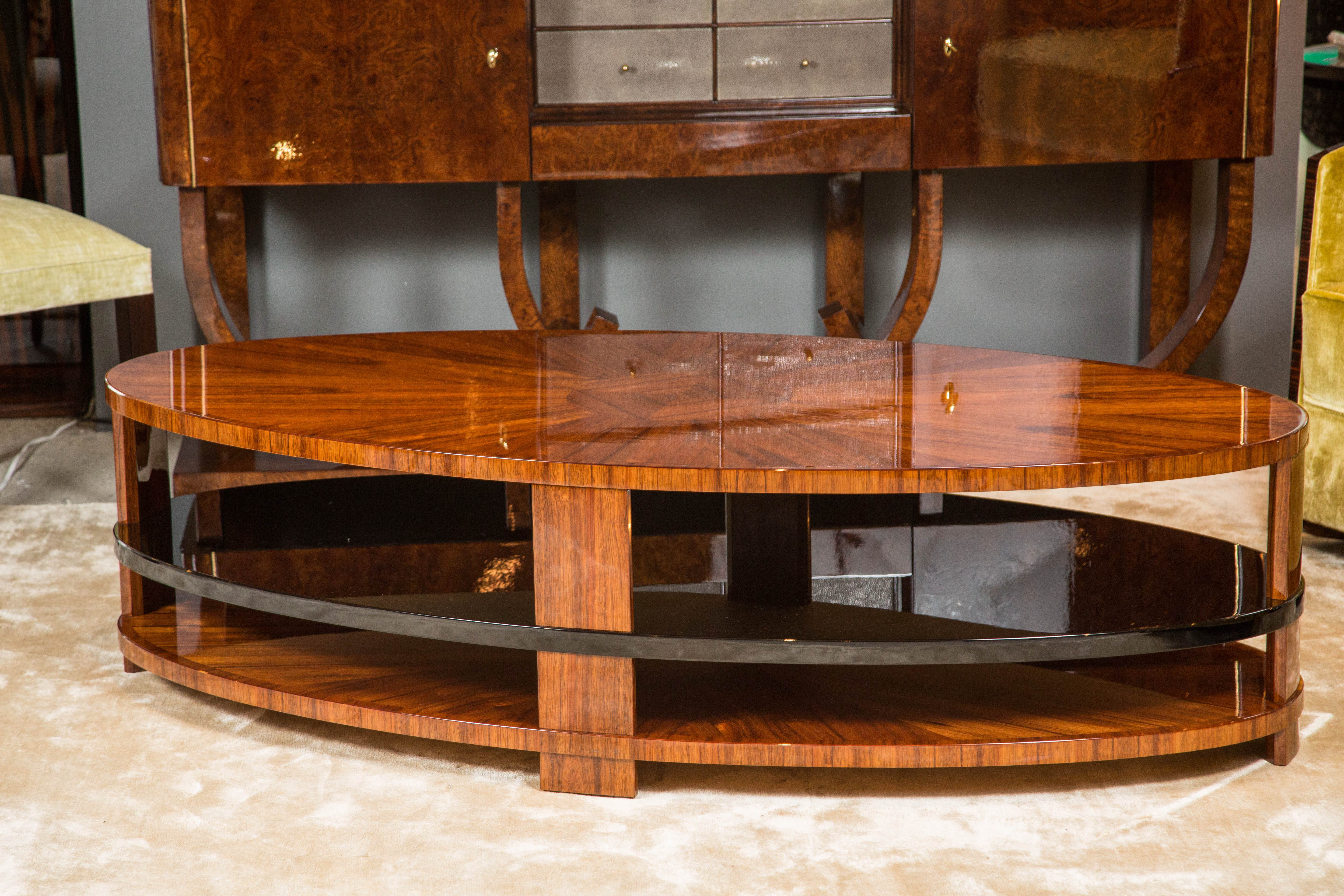 Art Deco Style Coffee Table in Laurel For Sale