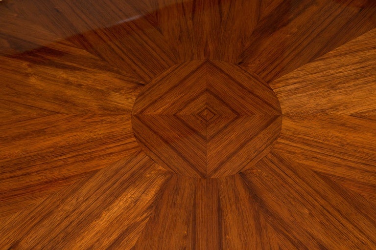 Art Deco Style Coffee Table in Laurel In Good Condition For Sale In West Hollywood, CA