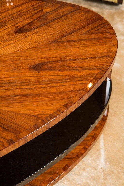 Contemporary Art Deco Style Coffee Table in Laurel For Sale