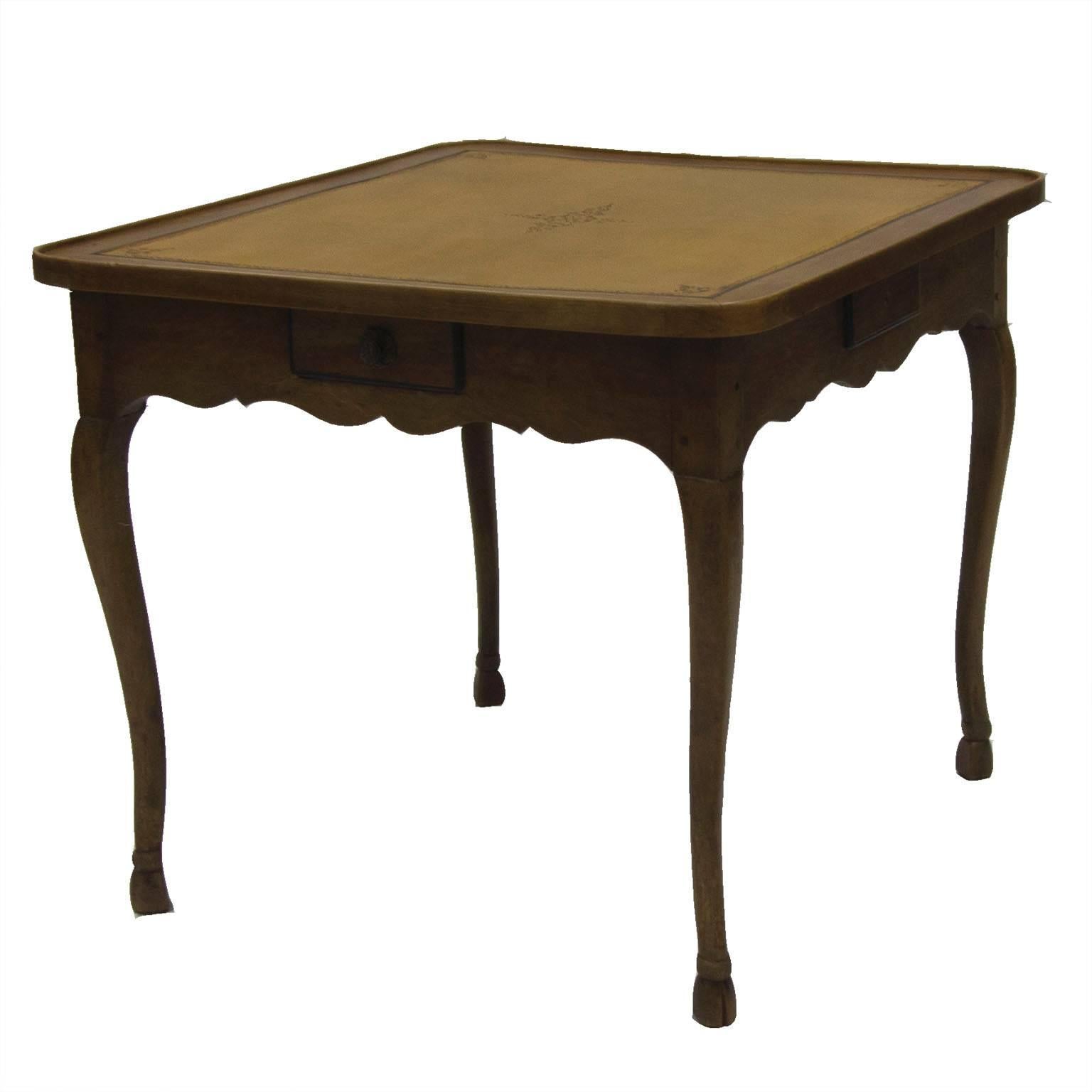 Early 19th Century French Provincial Game Table For Sale