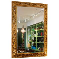 Monumental Late 19th Century French Giltwood Mirror