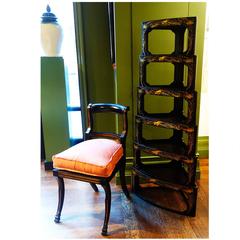 Late 19th Century Japanese Gilt and Lacquer Stacking Corner Stands