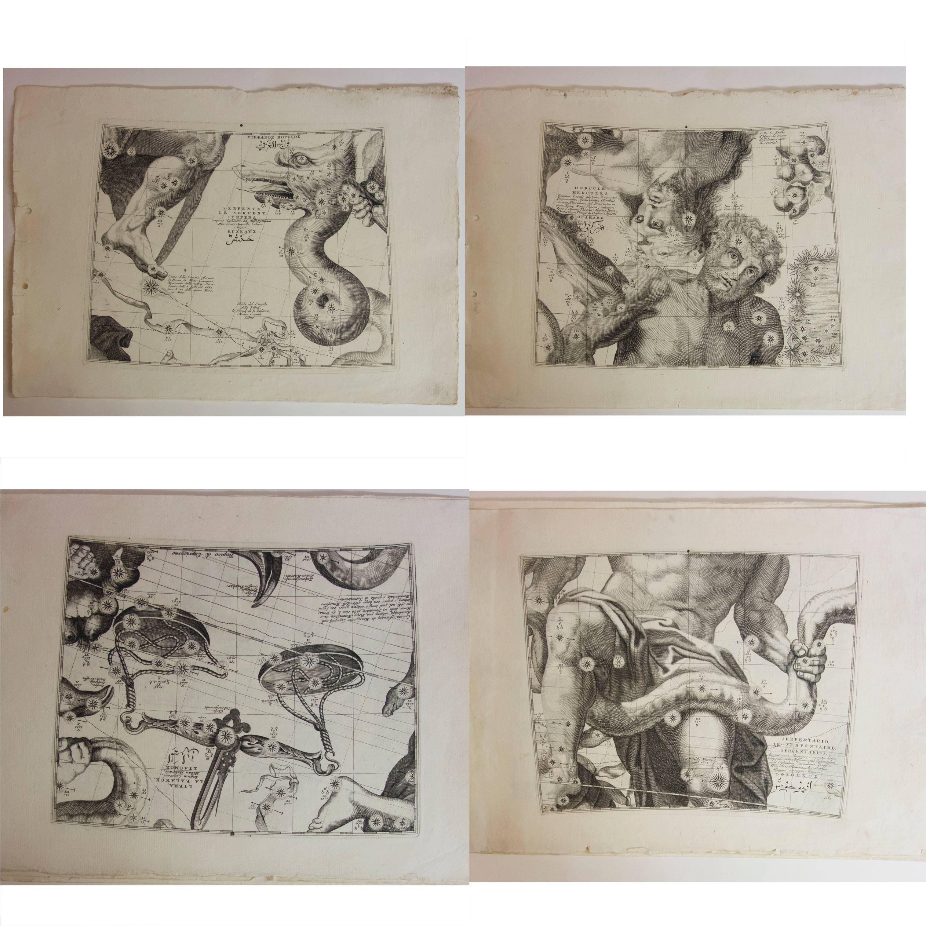 Series of 23, 18th Century Celestial Prints by Vincenzo Coronelli For Sale 1