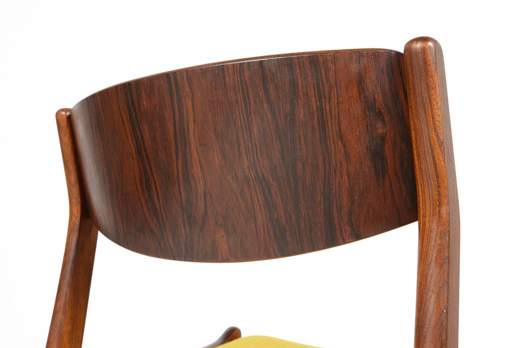 Set of Six Søro Stolefabrik Rosewood Dining Chairs In Good Condition In Berkeley, CA