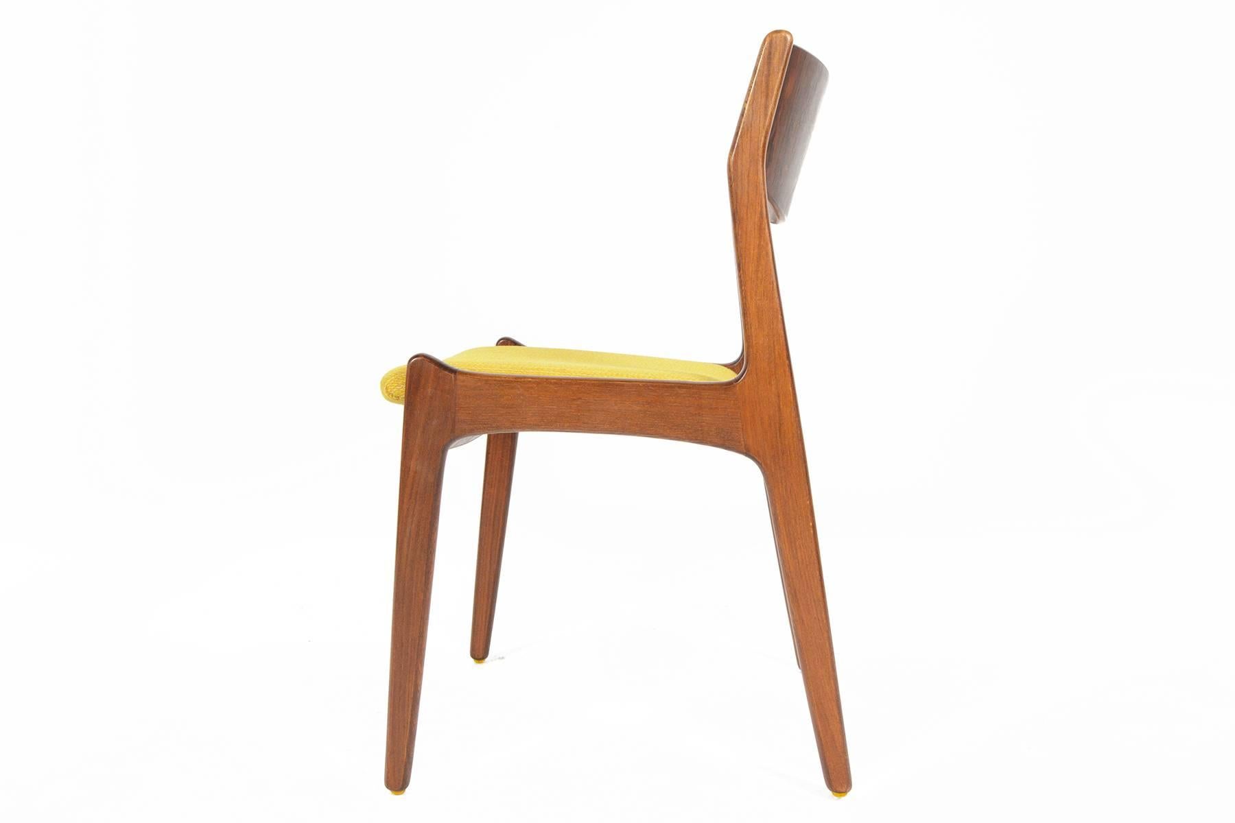Mid-20th Century Set of Six Søro Stolefabrik Rosewood Dining Chairs