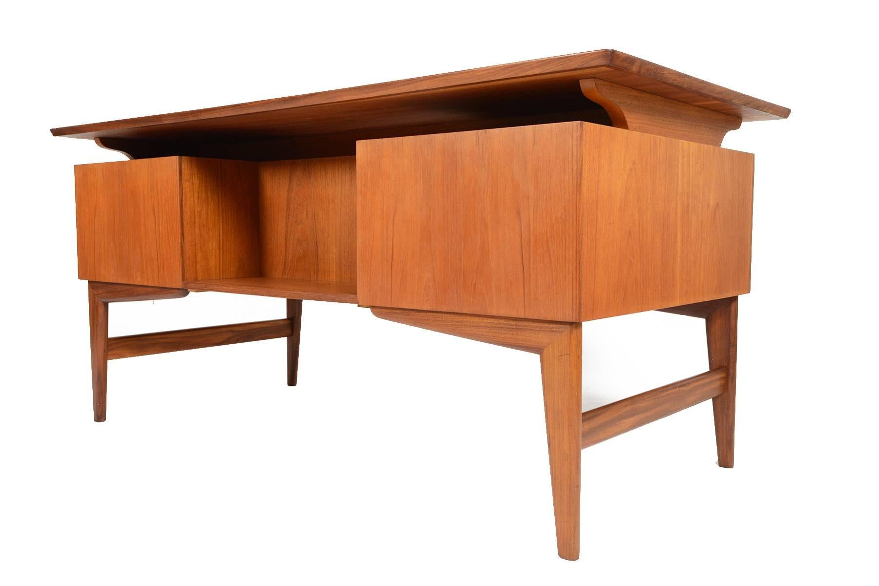 Mid-20th Century Danish Modern Svend Madsen Style Executive Desk