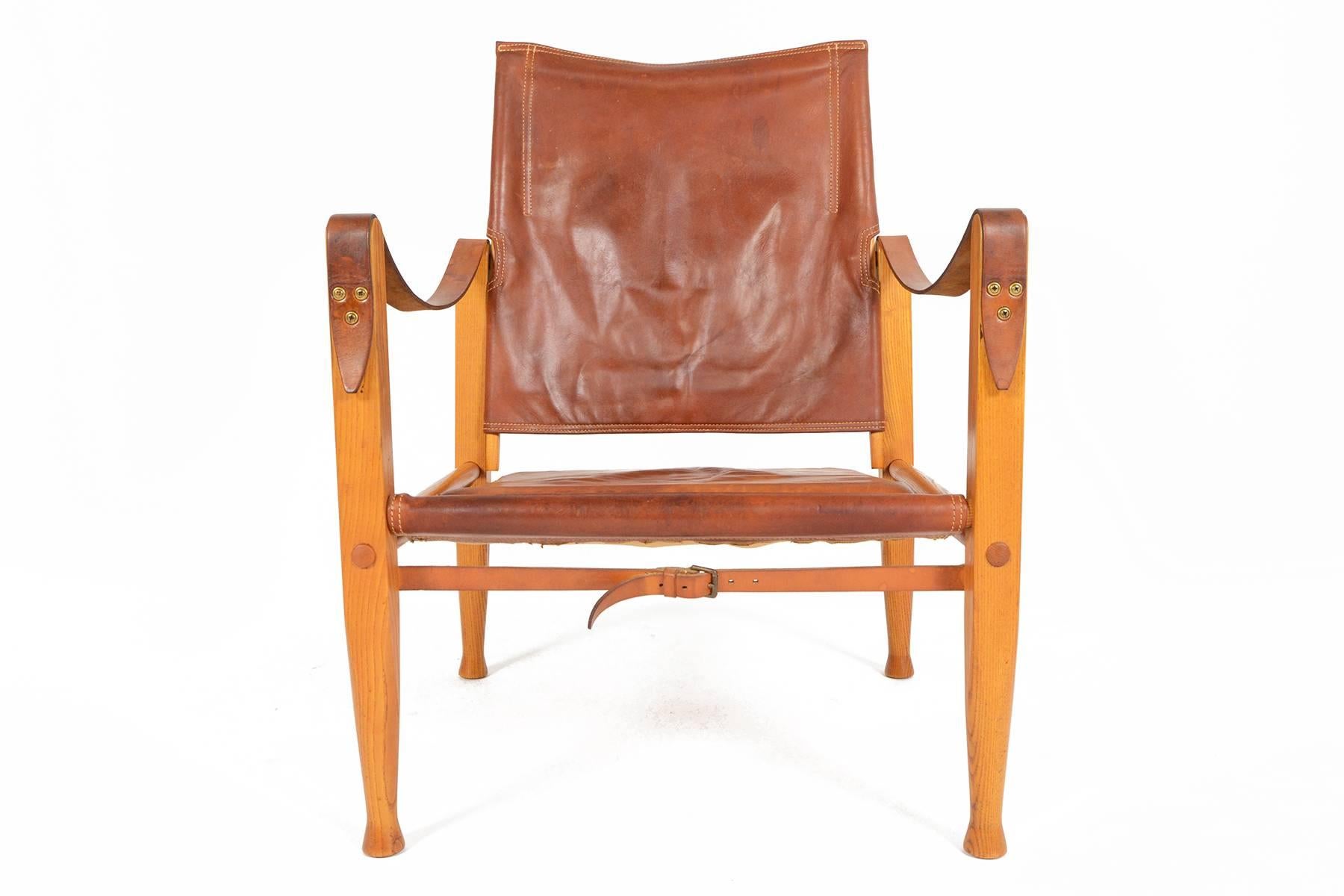 leather safari chair