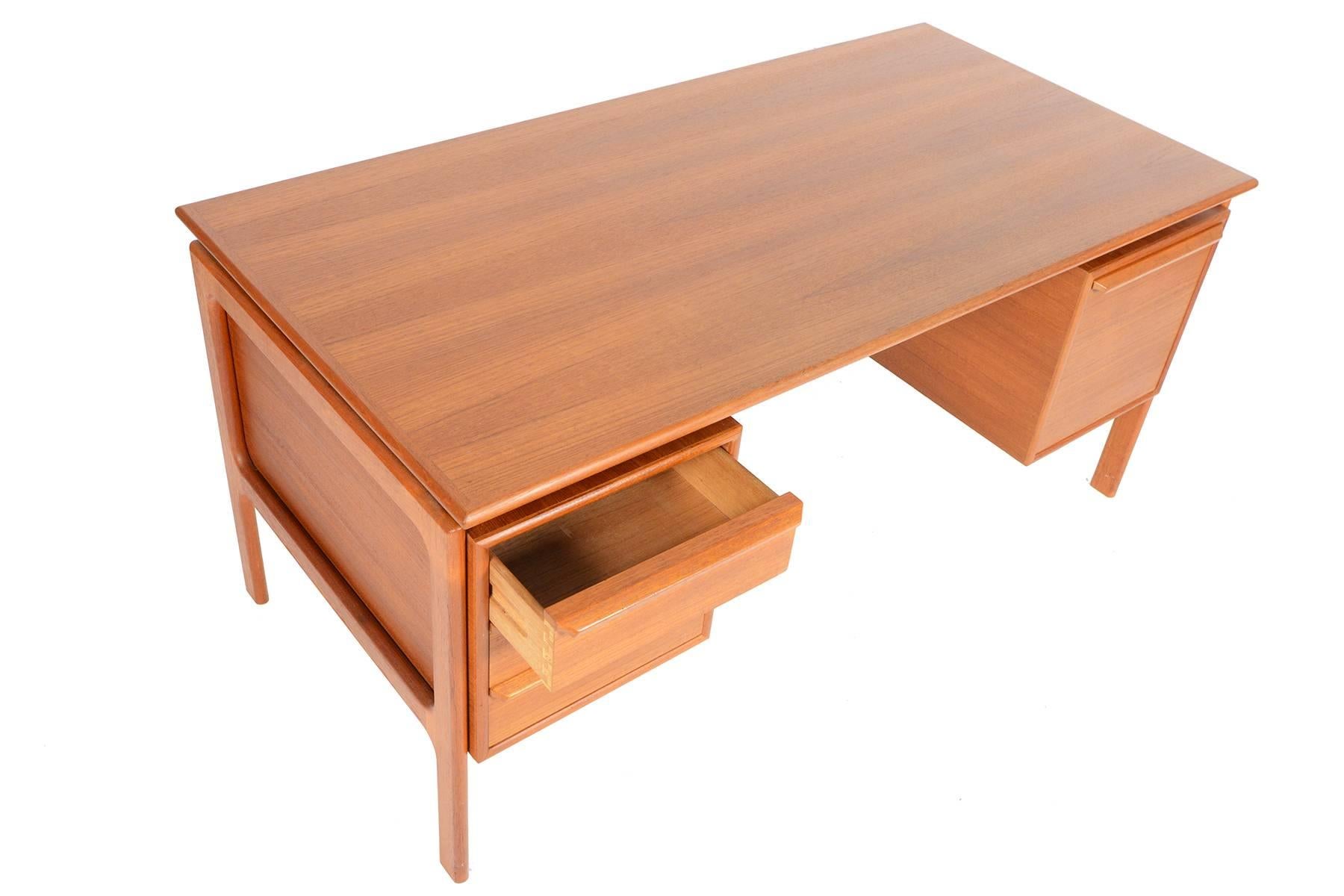 Scandinavian Modern G.V. Gasvig Teak Executive Desk
