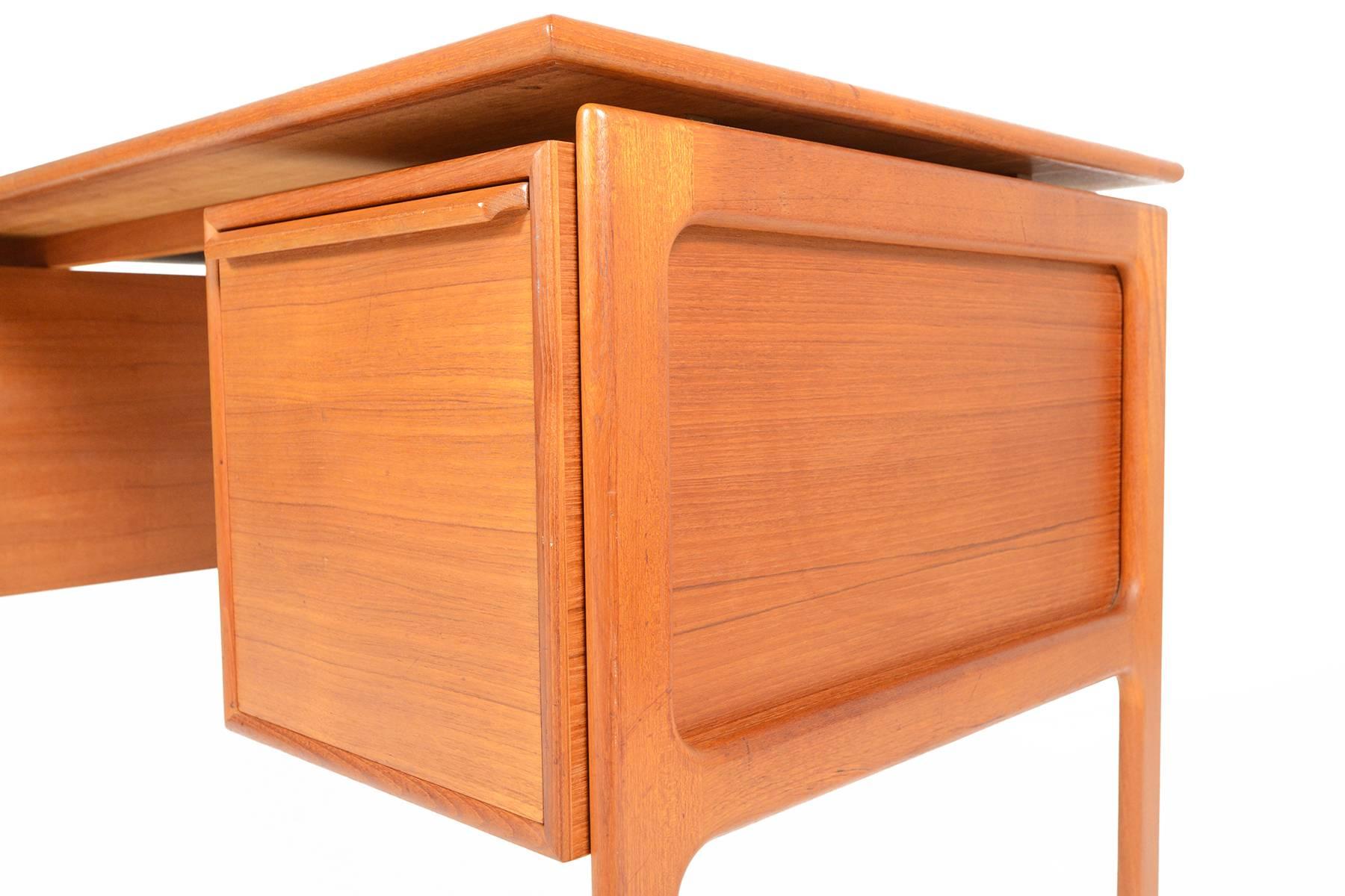 Danish G.V. Gasvig Teak Executive Desk