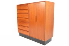 Large Teak Gentleman's Dresser by Westnofa