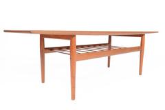 Grete Jalk Teak Coffee Table for Glostrup Mobelfabrik