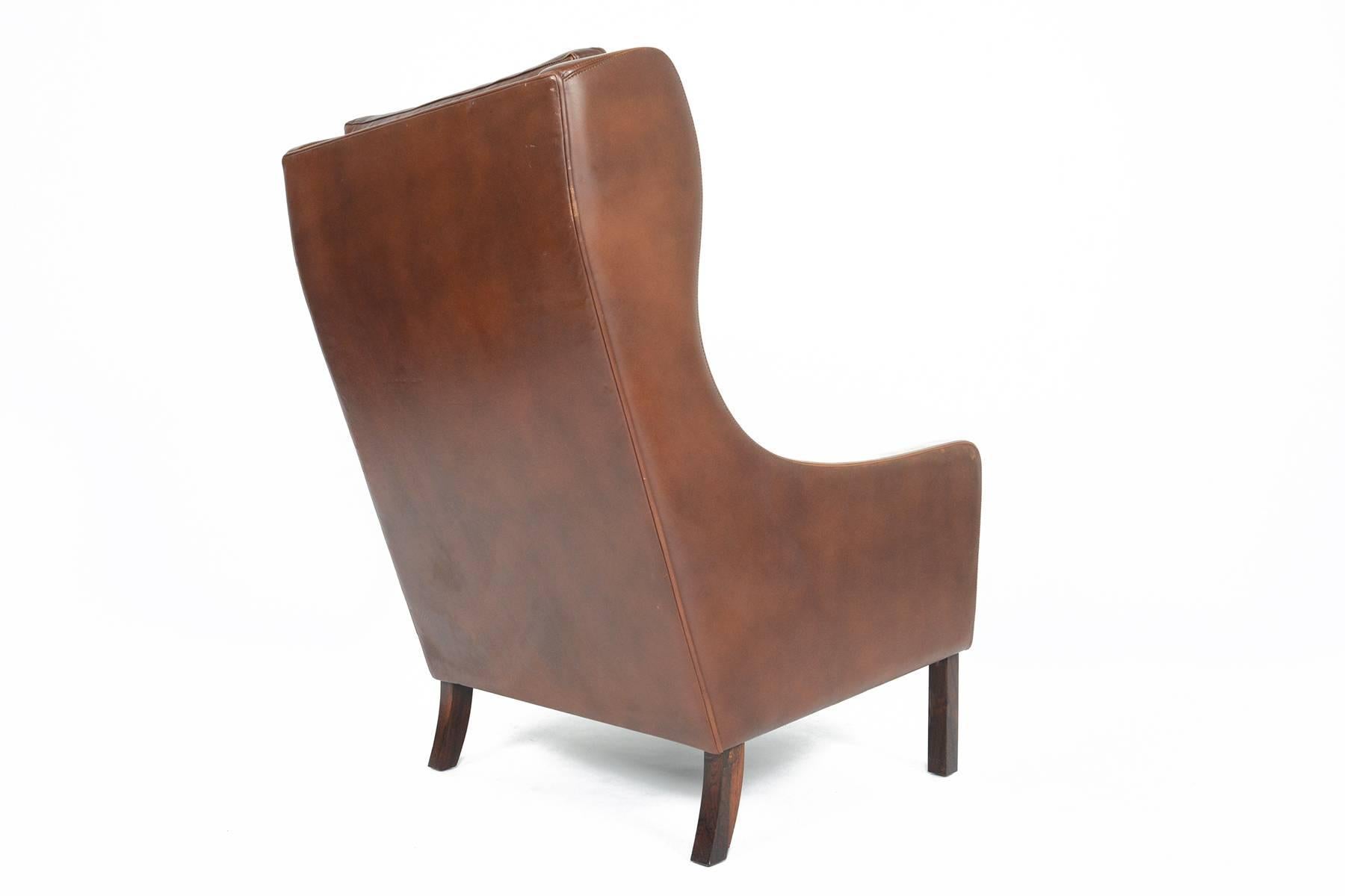 highback leather chair