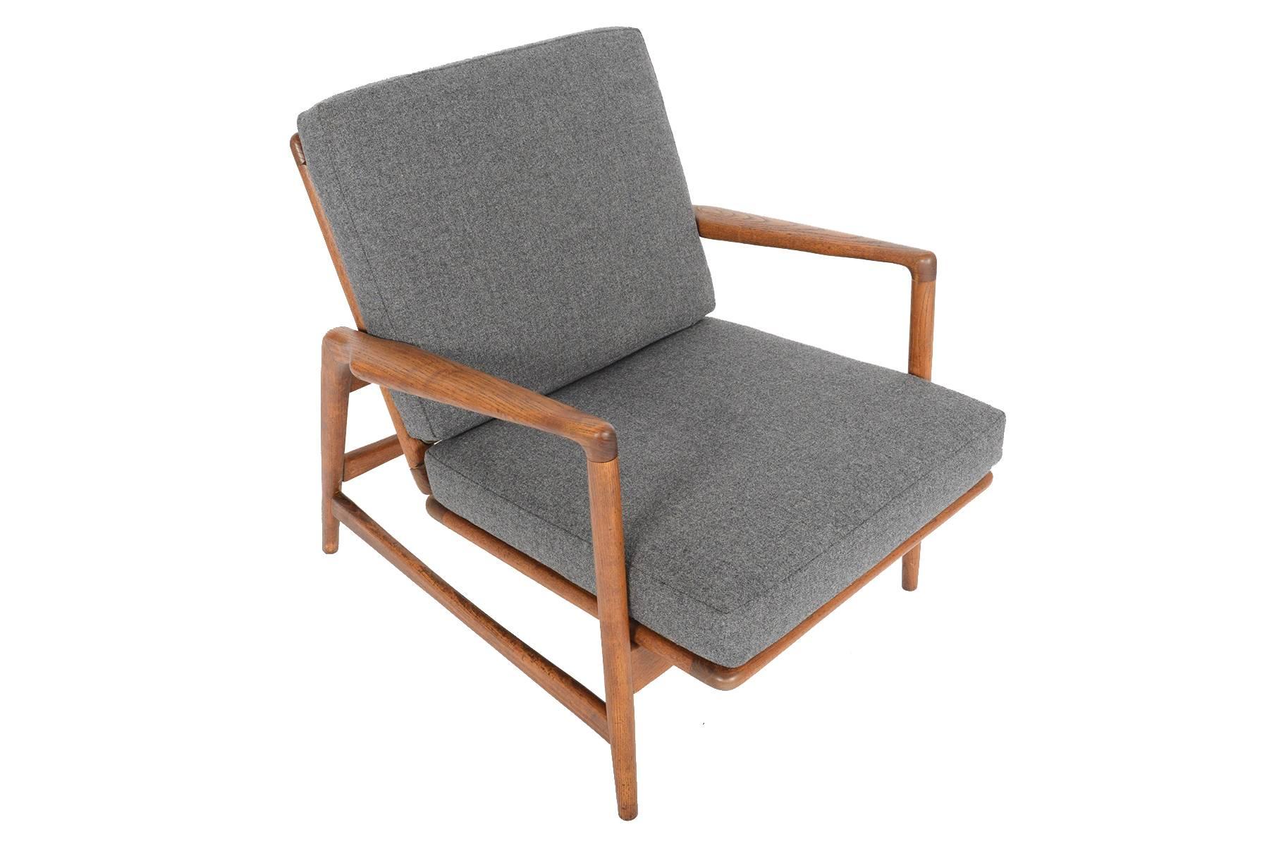 20th Century Ib Kofod Larsen for Selig Lounge Chair in Oak
