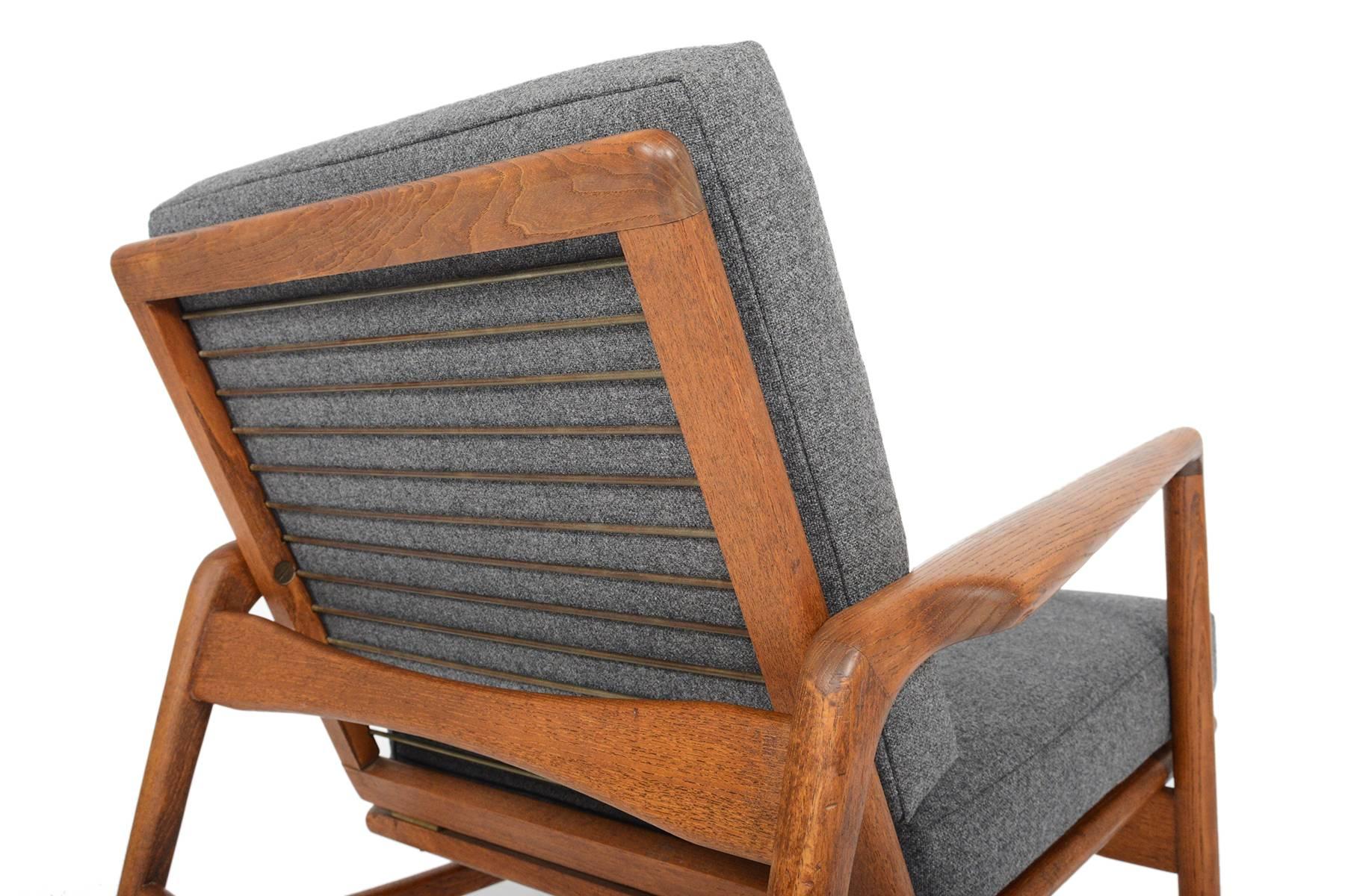 Ib Kofod Larsen for Selig Lounge Chair in Oak 3