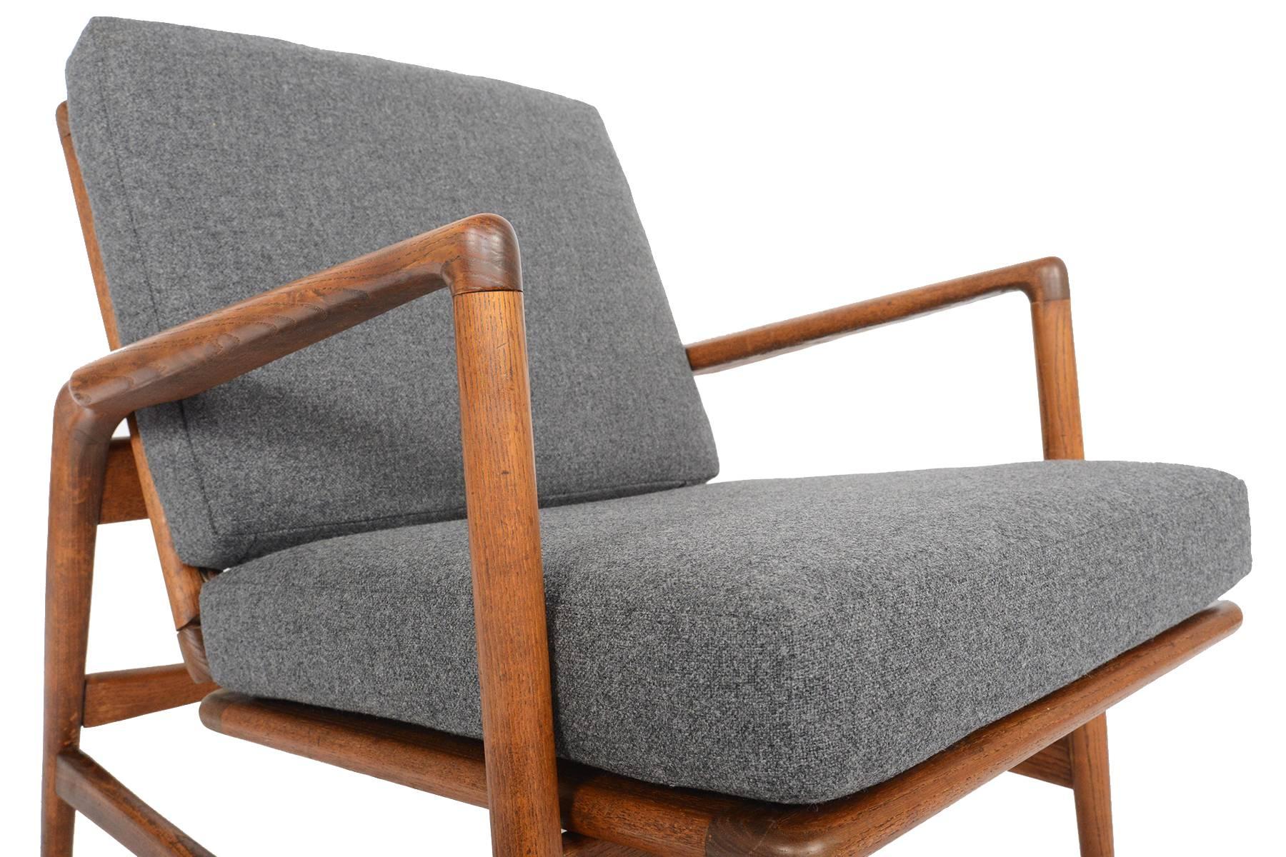 Ib Kofod Larsen for Selig Lounge Chair in Oak 2