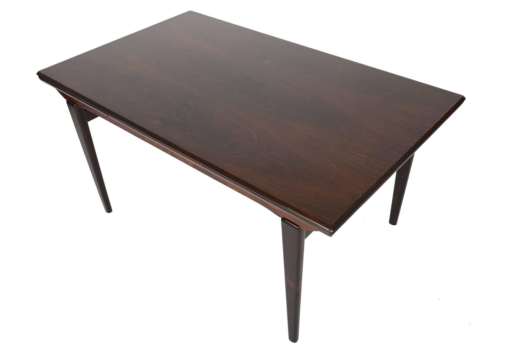 Brazilian Rosewood Draw-Leaf Dining Table 1