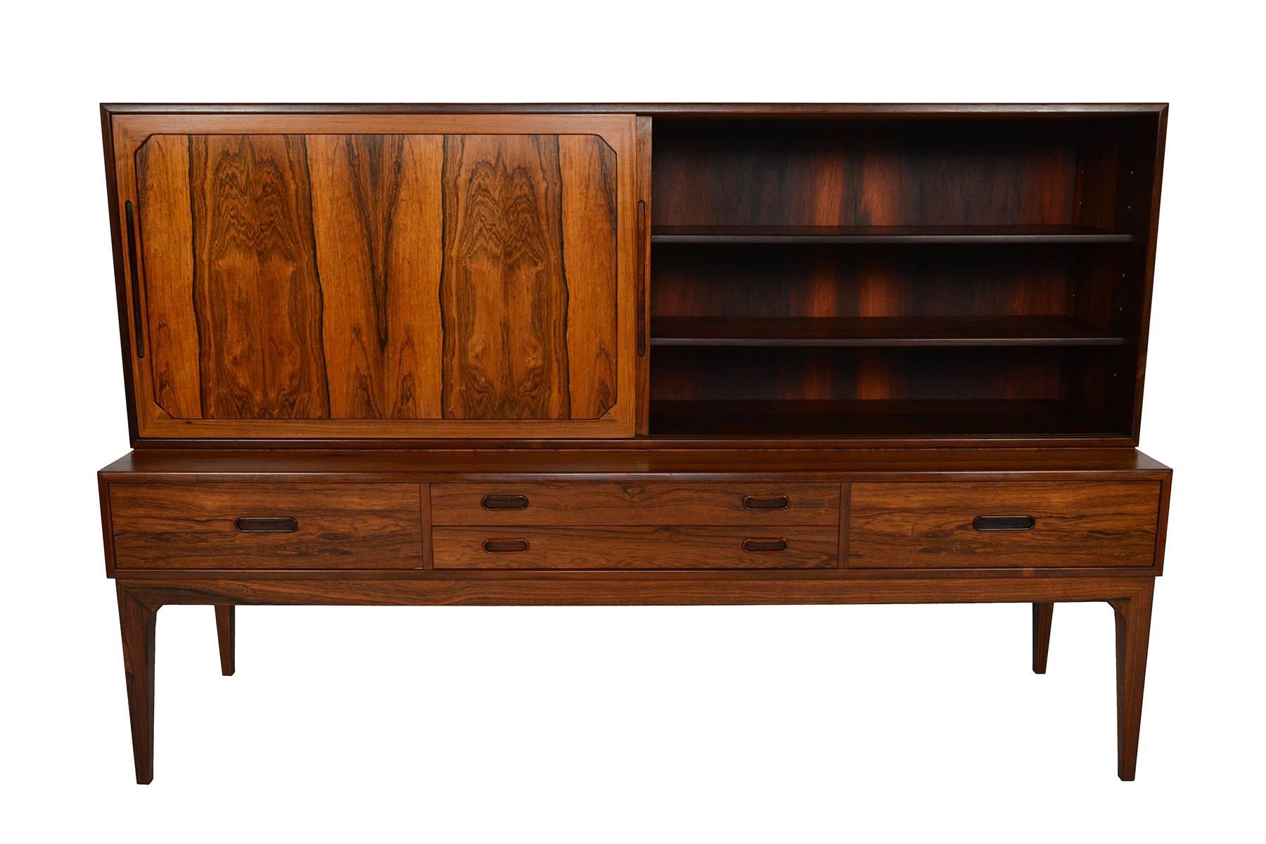Mid-20th Century Large Danish Modern Rosewood Credenza by Schou Andersen