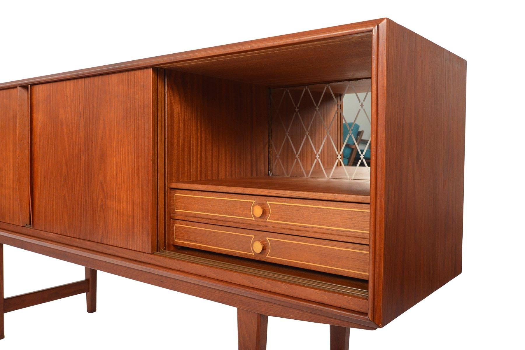 E.W. Bach Teak Sliding Door Credenza 3