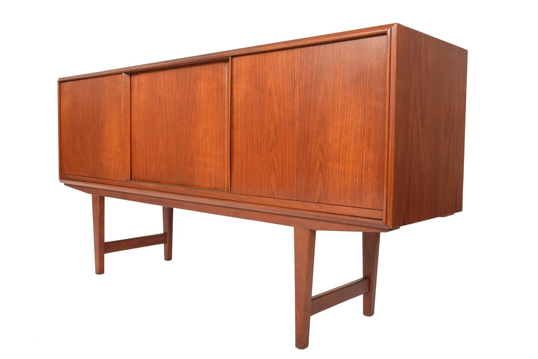 E.W. Bach Teak Sliding Door Credenza 4