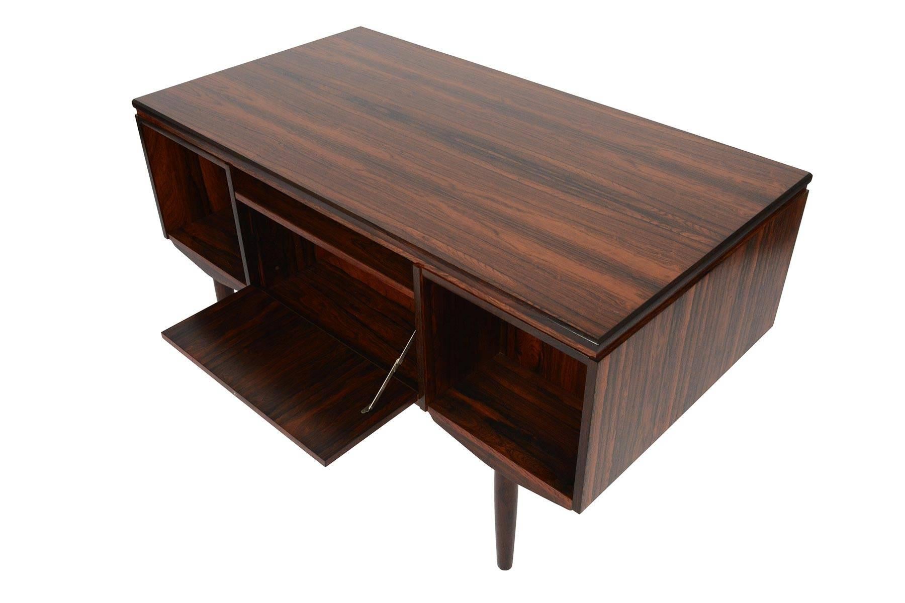 Brazilian Rosewood Executive Desk with Bar 2