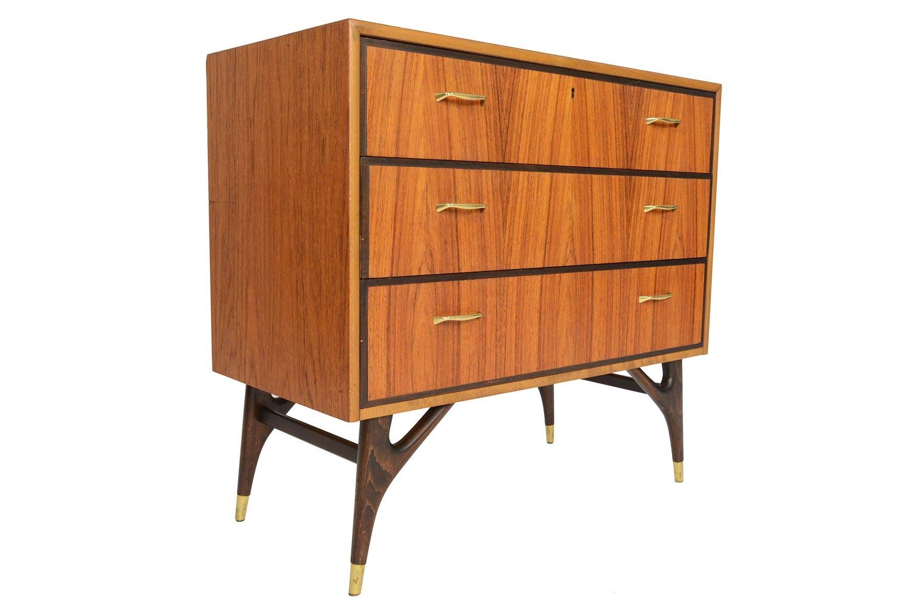 Mid-20th Century Swedish Modern Rosewood and Oak Gentleman's Chest