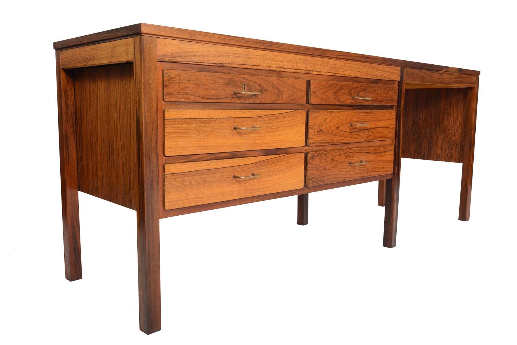 Danish Modern Rosewood Dresser Vanity  1