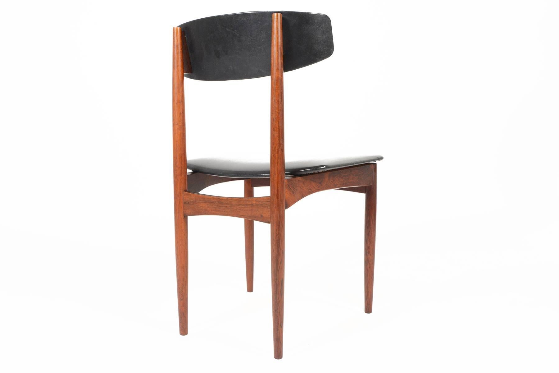 Set of Six Kofod-Larsen Style Rosewood Dining Chairs 2