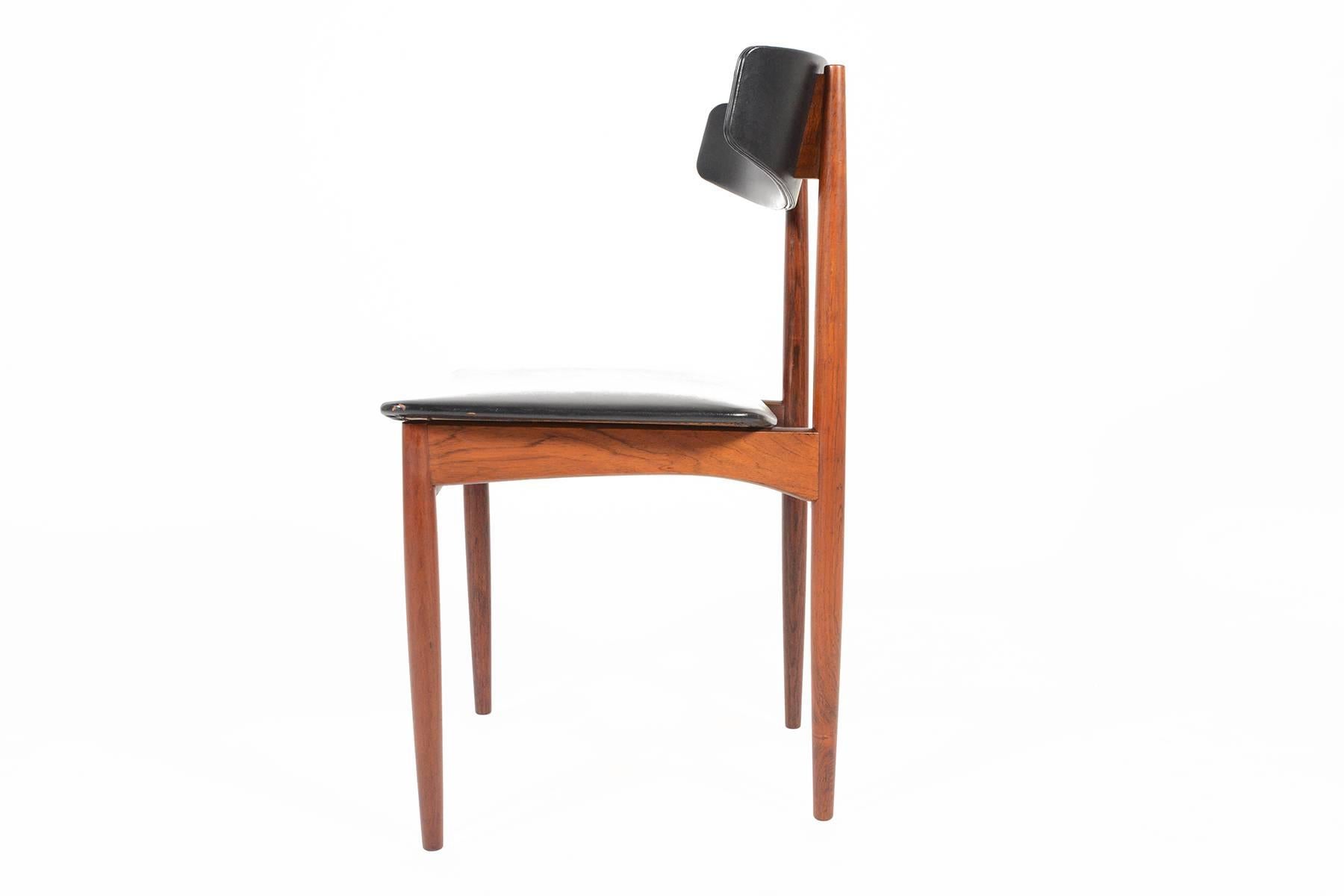 Set of Six Kofod-Larsen Style Rosewood Dining Chairs 3