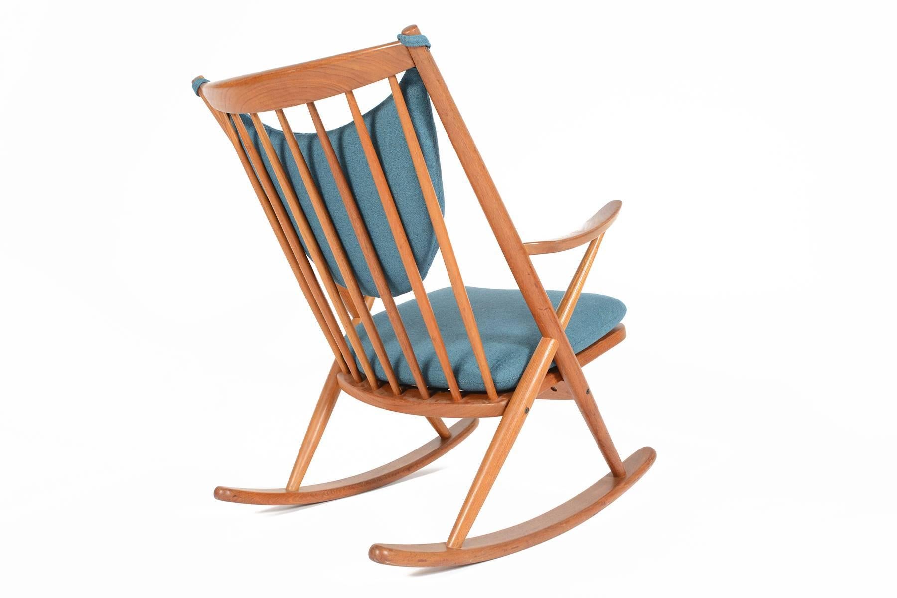 Mid-20th Century Frank Reenskaug for Bramin Rocking Chair 