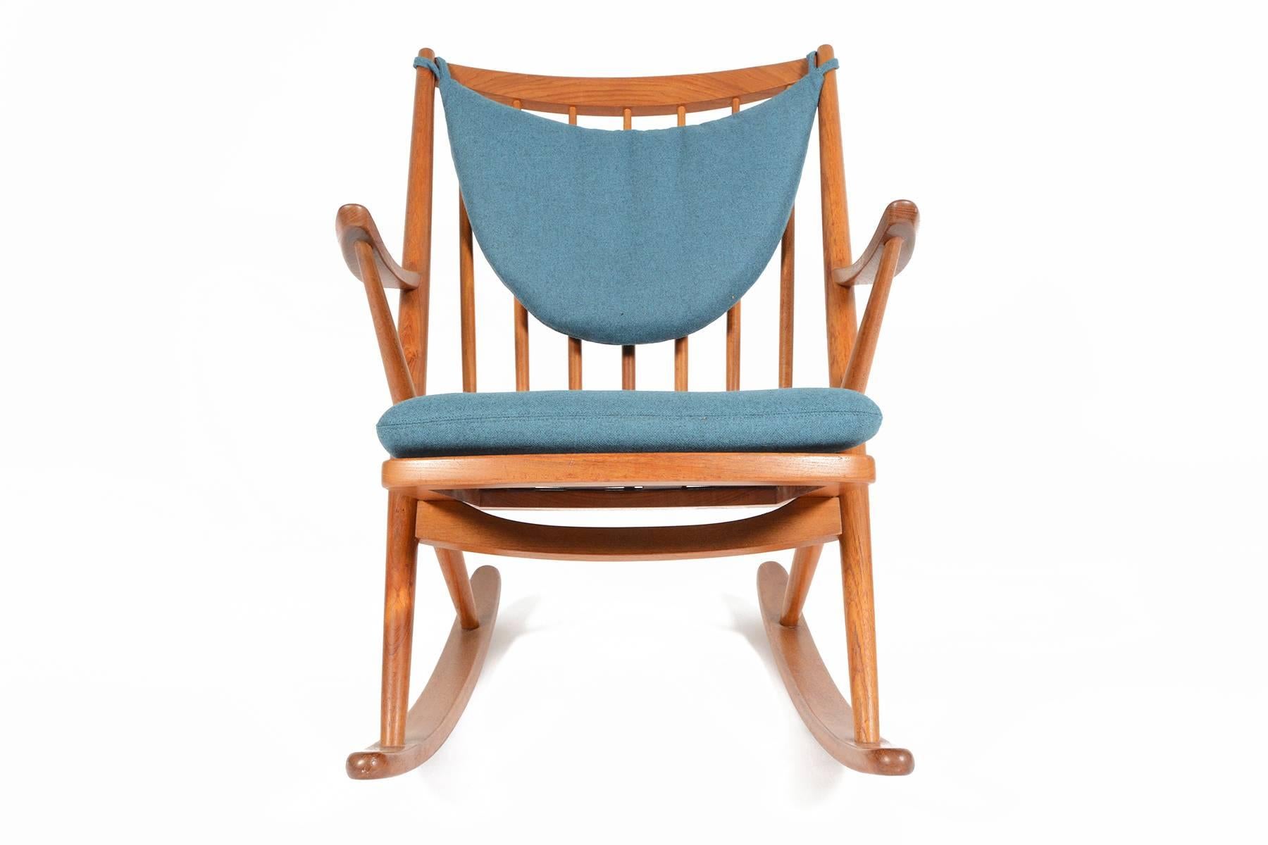 Frank Reenskaug for Bramin Rocking Chair  In Good Condition In Berkeley, CA