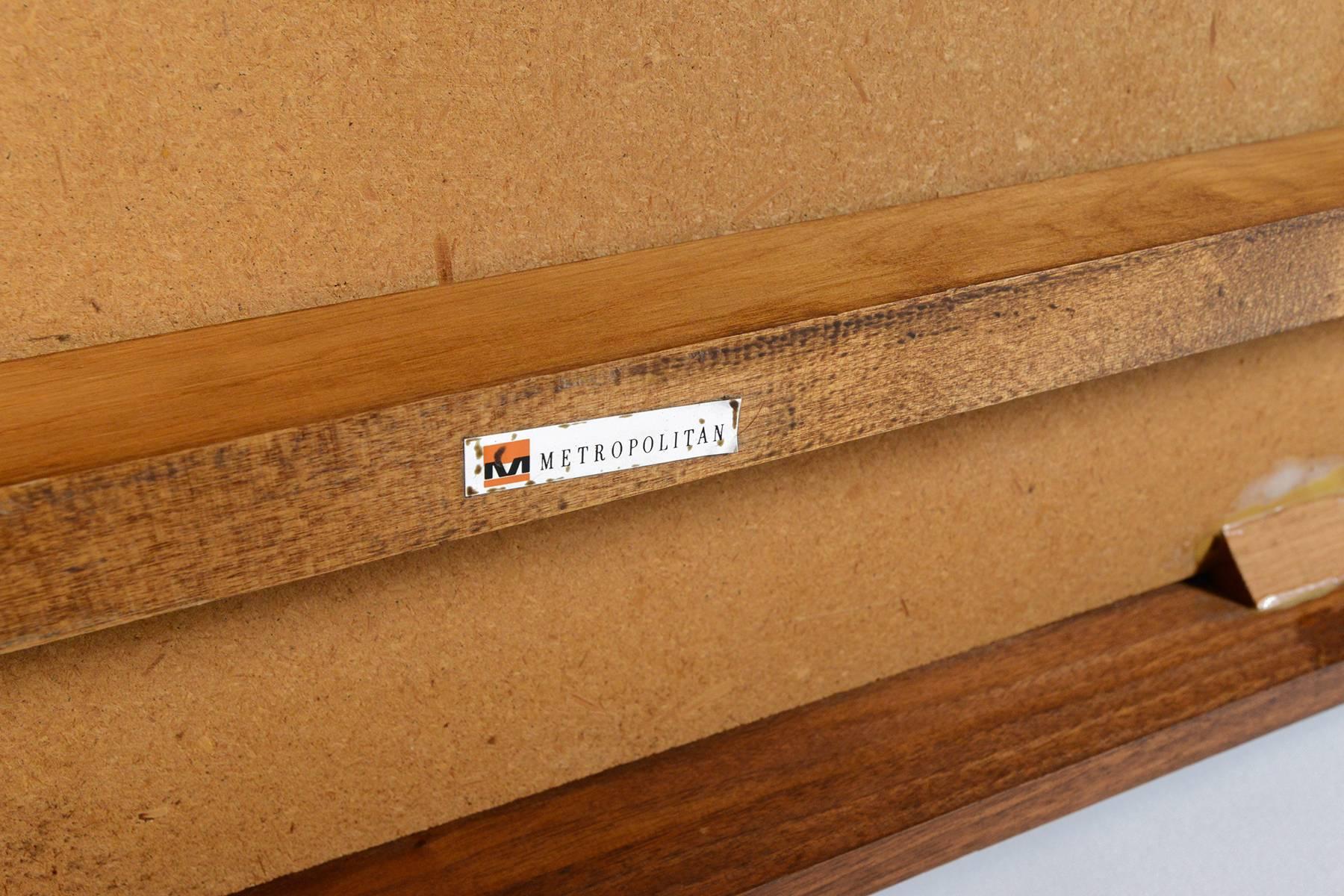 Metropolitan Egyptian Relief Walnut Console Table 4